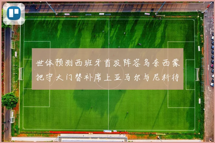 世体预测西班牙首发阵容乌奈西蒙把守大门替补席上亚马尔与尼科待命